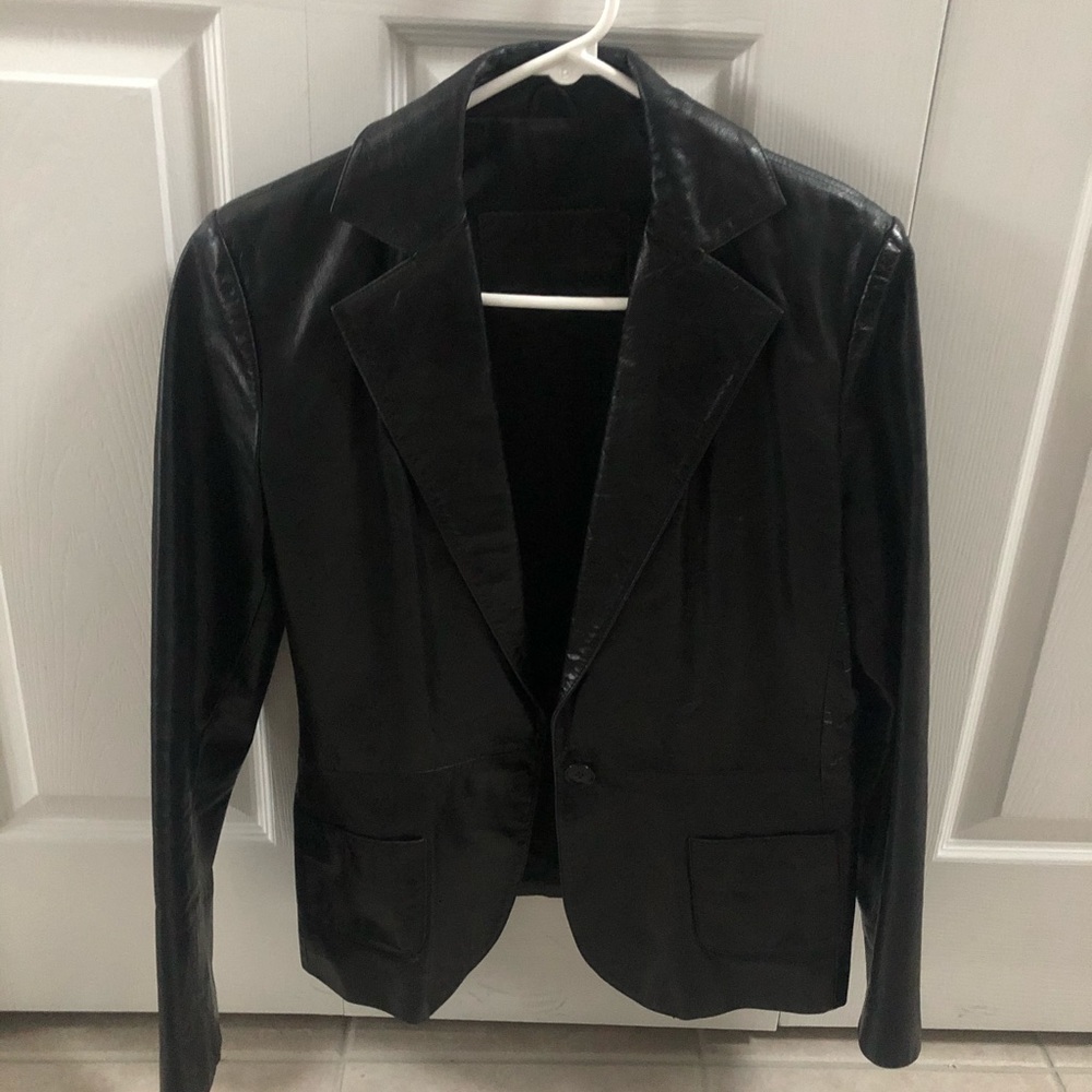 Guess faux leather jacket/blazer